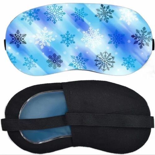 Cool Gel Sleeping Eye Mask - Cotton, Gel, Multicolor | Lightweight, Flexible Eye Protection Rope
