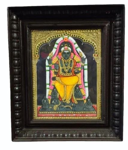 Guruswamy Tanjore Painting - Color: Multicolor