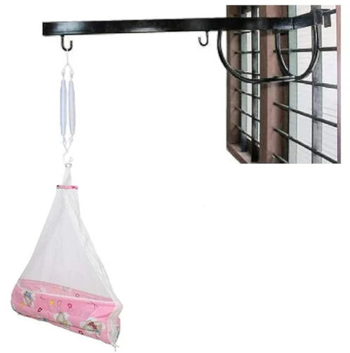 Pink Baby Swing Window Cradle