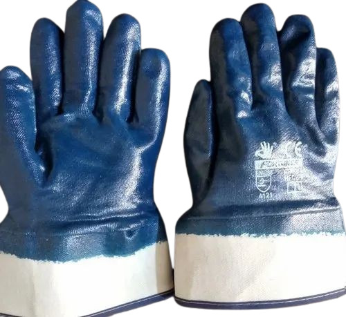 Plain Nitrile Saftey Gloves