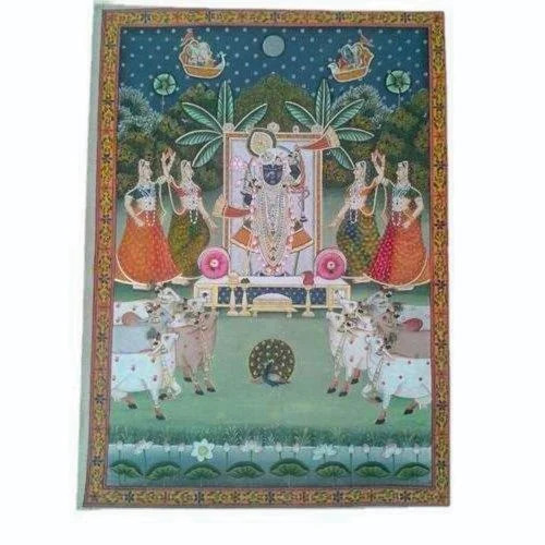 Shreenathji Gopastmi Pichwai Painting - Features: Fine Traditional Art
