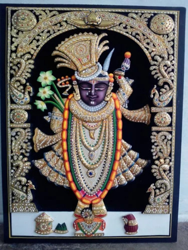 Shreenathji Sehra Shringar Painting - Design Type: Religious Art