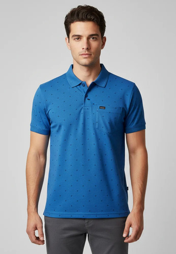 Skin Friendly Mens Blue T Shirt