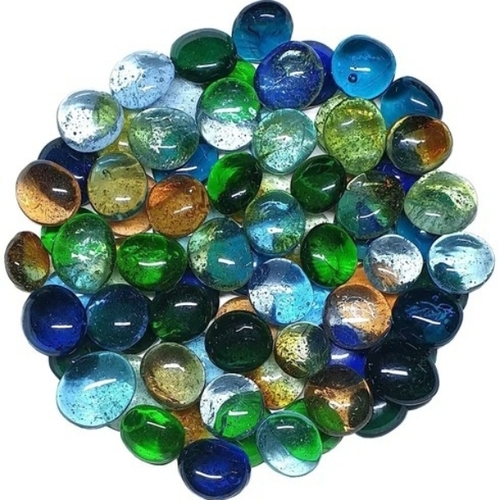 Transparent Glass Pebbles