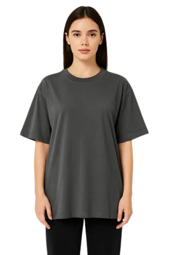 Womens French Terry Oversized T Shirt