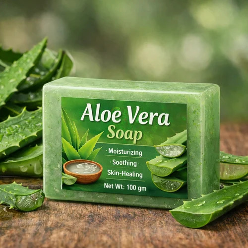 Aloe Vera Soap - Color: Blue