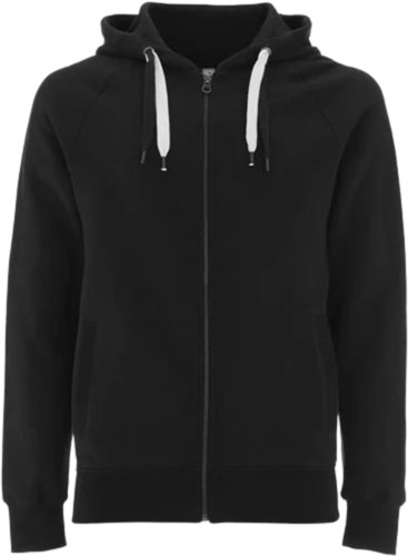 Black Mens Zip Hoodies