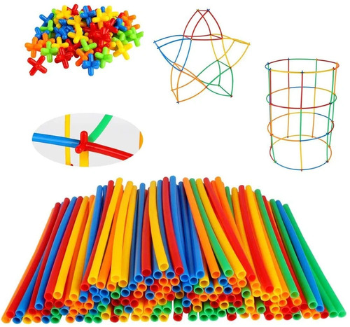 Plastic Building Block Pipes Puzzle Set Kids Toys