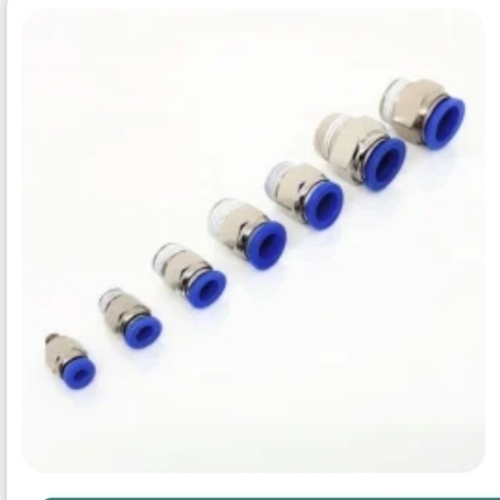 Pneumatic fittings push male connector for all size