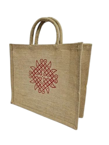 Printed Natural Jute Bags