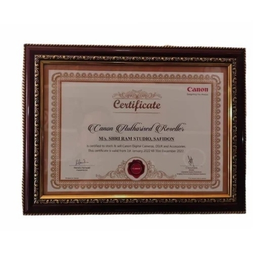 Rectangular Acrylic Certificate Frame