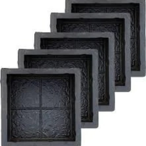 Reyal Black 8x8 Four Square Paver Block
