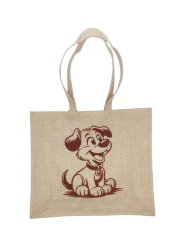 Square Shape Jute Shopping Bag