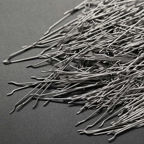 Steel Fiber For Construction - Color: Silver