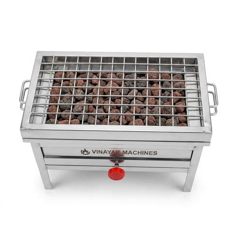 Vinayak Machines 12X20X12 Inch Kebab Bhatti With Single Burner - Capacity: 25 Kg