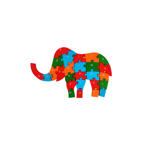 Wooden Elephant Puzzle