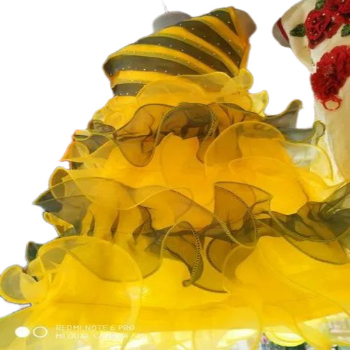 Yellow Color Girls Dress