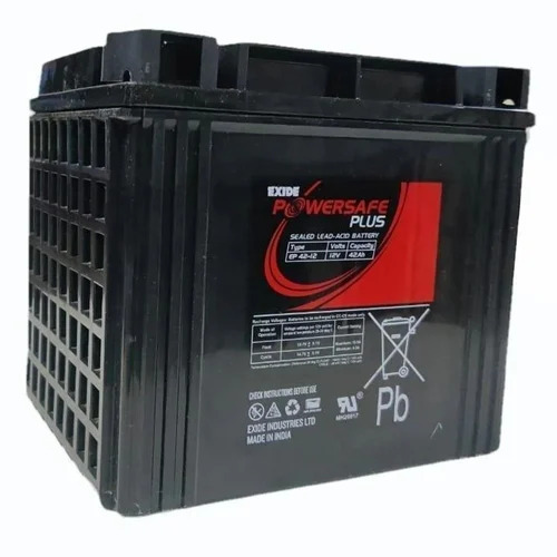 12 Volt 42Ah Exide Power Safe Smf Battery - Material: Abs Plastic & Lead Acid