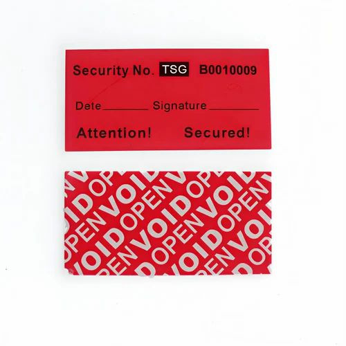 3mm Pvc Printed Void Security Label