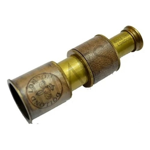 Antique Brass Spy Glass Telescope