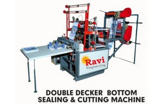 Double Decker Bottom Sealing Cutting Machine