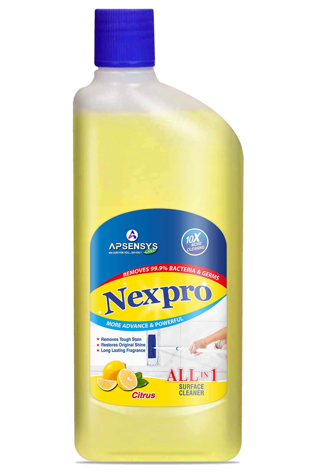Nexpro Citrus Floor Cleaner (500 Ml) - Color: Yellow