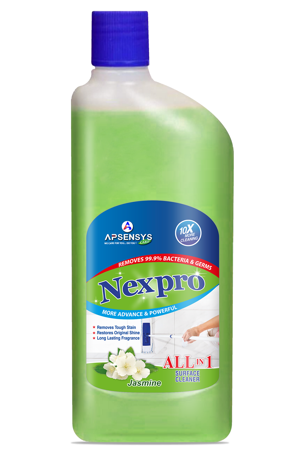 Nexpro Jasmine Floor Cleaner (500Ml) - Color: Green