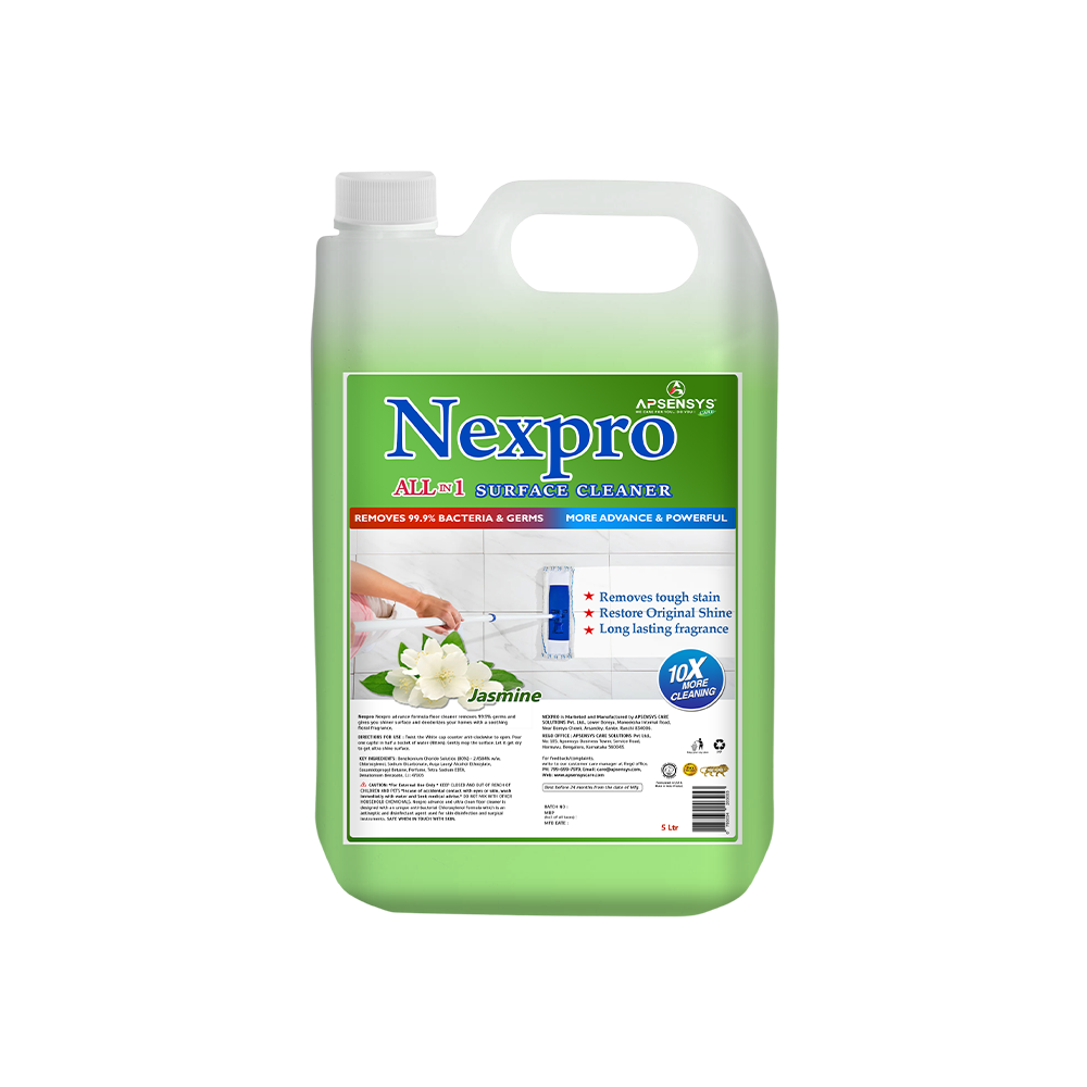 Nexpro Jasmine Floor Cleaner (5Ltr) - Color: Green