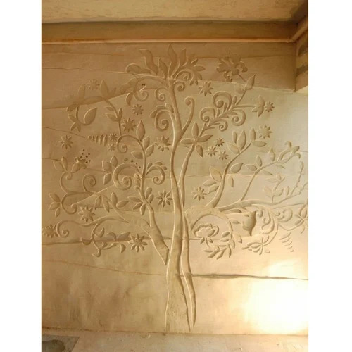 Sandstone Cnc Wall Mural - Feature: Durable