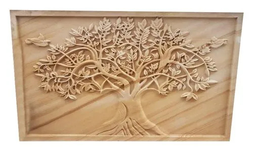 Sandstone Wall Tree Murals - Feature: Durable