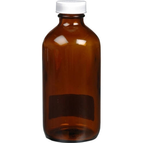 Secure Cap Amber Glass Bottles