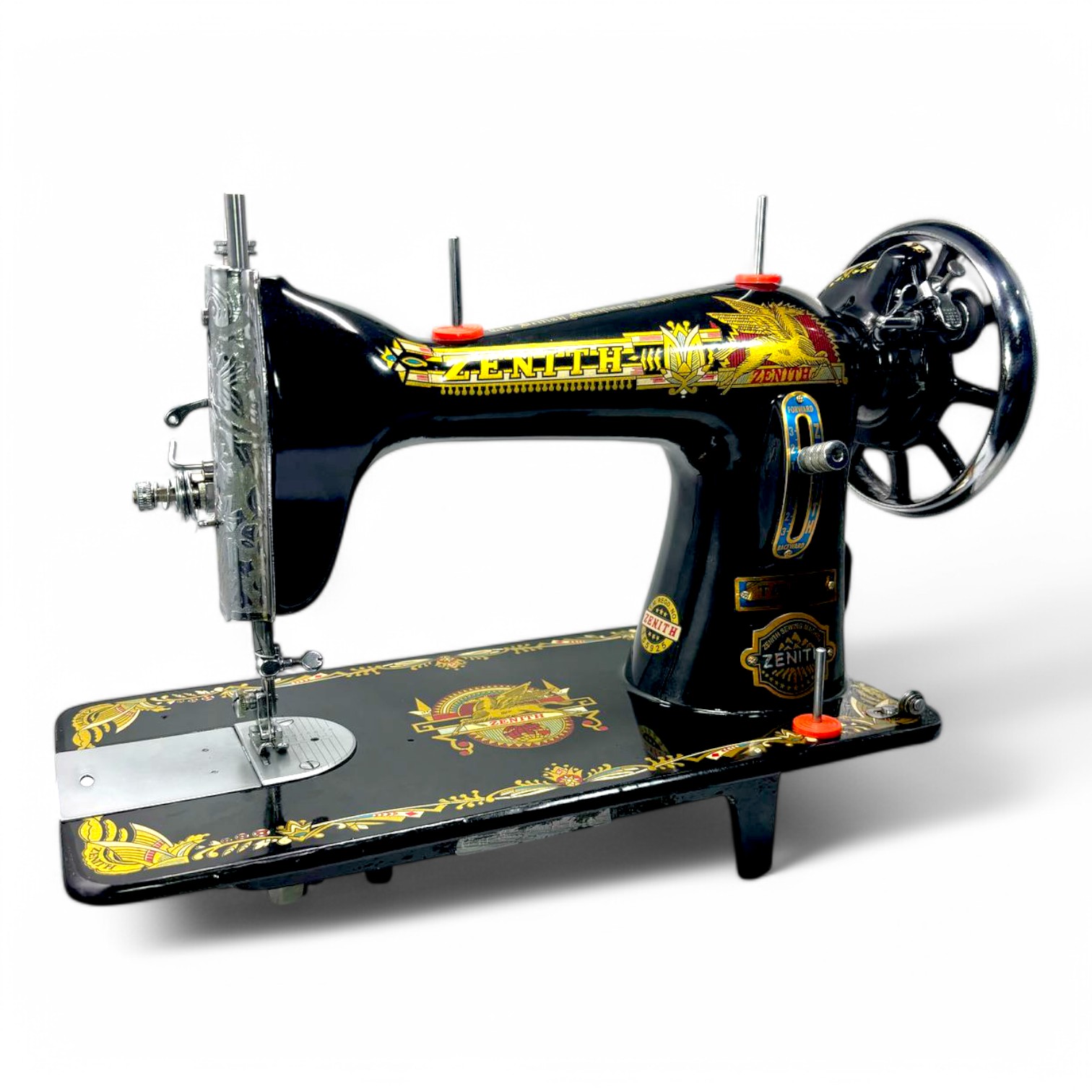 Zenith Manual Sewing Machine Head - Material: Gray Cast Iron