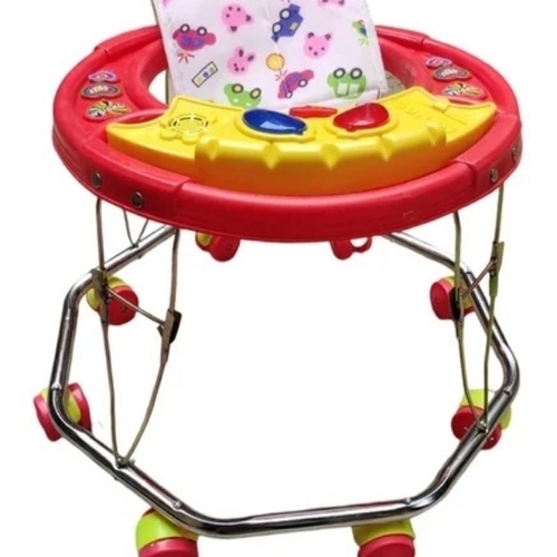 8 Wheels Red Baby Walker