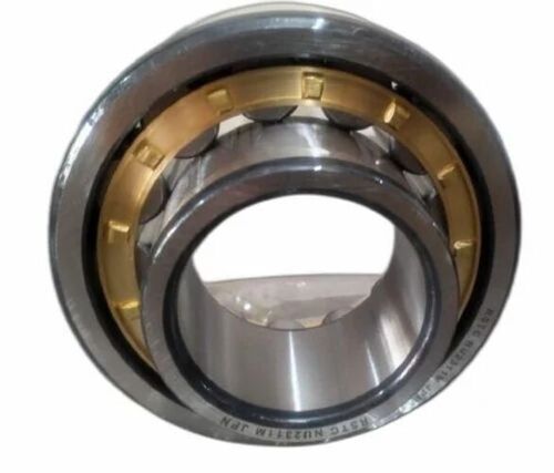 Angular Contact Ball Bearing - Steel, Standard Size, Silver | Durable, Long Lasting, Industrial Use