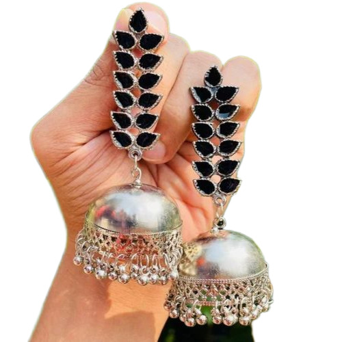 Artificial Alloy Oxidized Earring