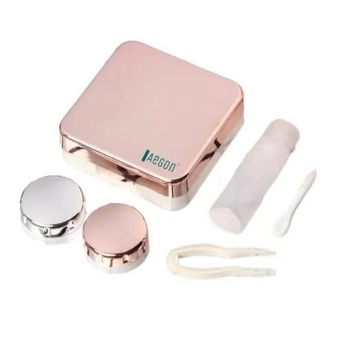 Contact Lense Case, Rose Gold 