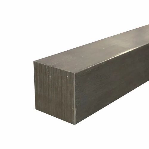 Industrial Mild Steel Square Bar - Mild Steel, Standard Size, Grey | Polished Surface, Durable, Fine Finished