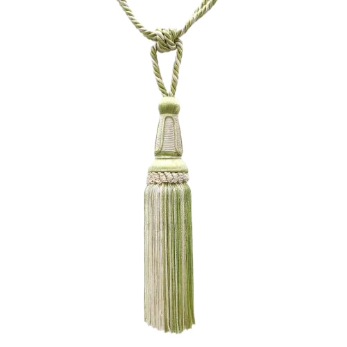 Light Green Curtain Tie Back - Silk Material, Light Green | Modern Design, Durable Finish