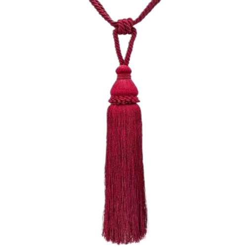 Maroon Curtains Tie Back
