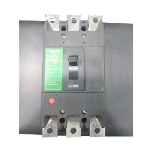 Molded Case Circuit Breaker - Green 3-Phase 220V | Overload Protection Short Circuit Thermal Magnetic Adjustable Settings