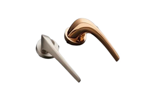 Polished Antique Mortise Door Handle