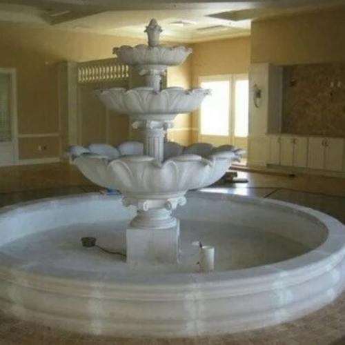 Polished Surface Marble Fountain