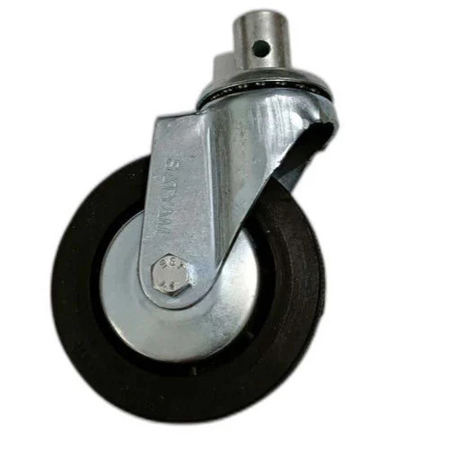Black Nylon Caster Wheel - Usage: Industrial Trolleys