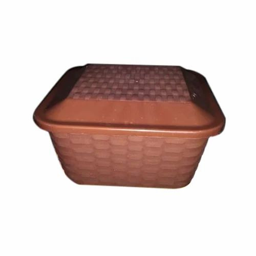 Brown Plastic Kitchen Container