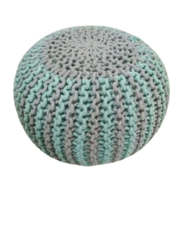 Circular Cotton Poufs