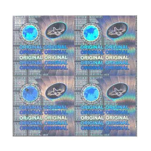 Embossed Hologram Stickers