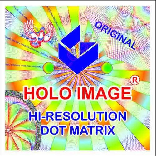 High Resolution Hologram Stickers