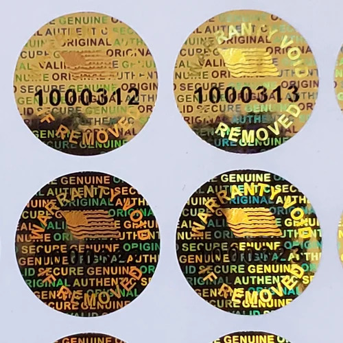 Hologram Sticker Labels