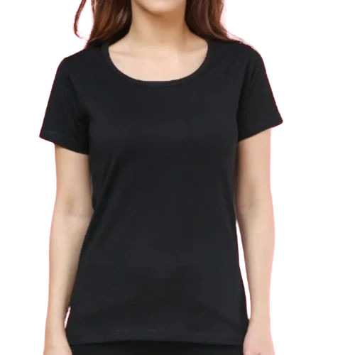 Ladies Plain Cotton T Shirt