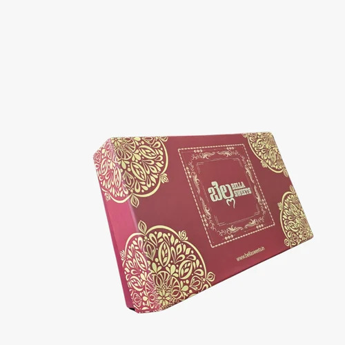 Mithai Packaging Box - Coating Type: Food Grade Coating